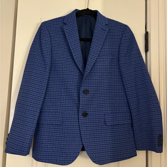 Brooks Brothers Other - Brooks Brothers Blue Houndstooth Kids Blazer